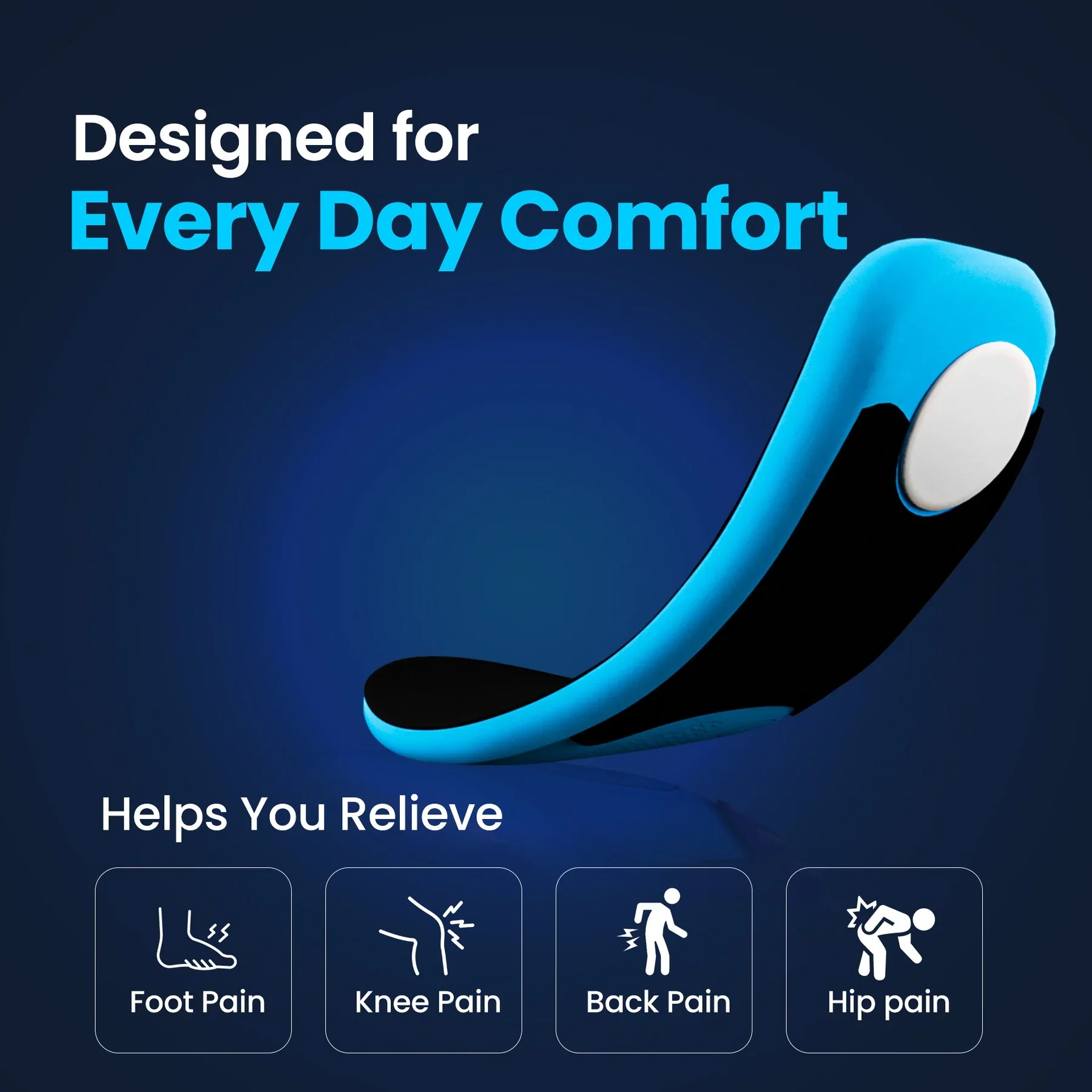 2-Pack All-Day Comfort & Support Insole - Image 3