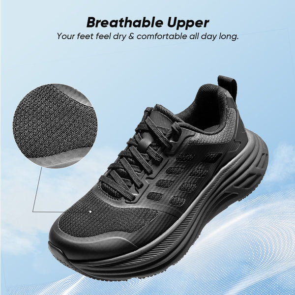 ActiveFloat Women's Comfortable Lightweight Running Shoes - Black - Image 6