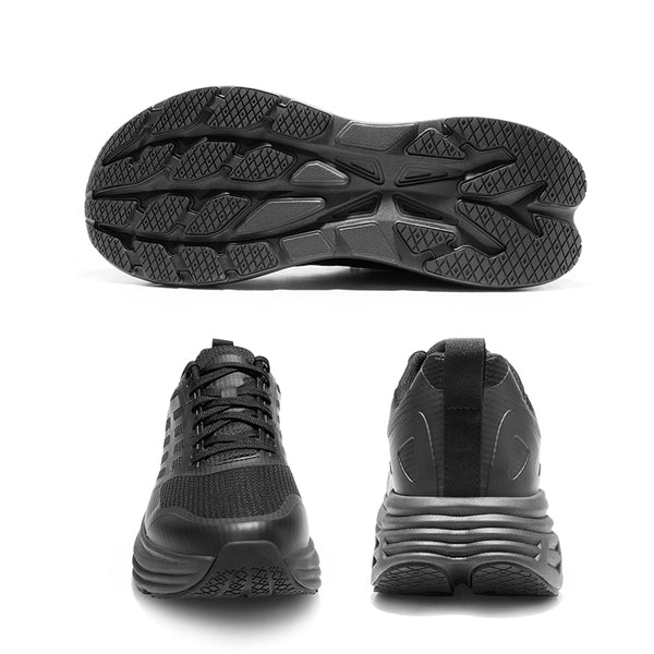 ActiveFloat Men's Comfortable Lightweight Running Shoes - All Black - Image 5