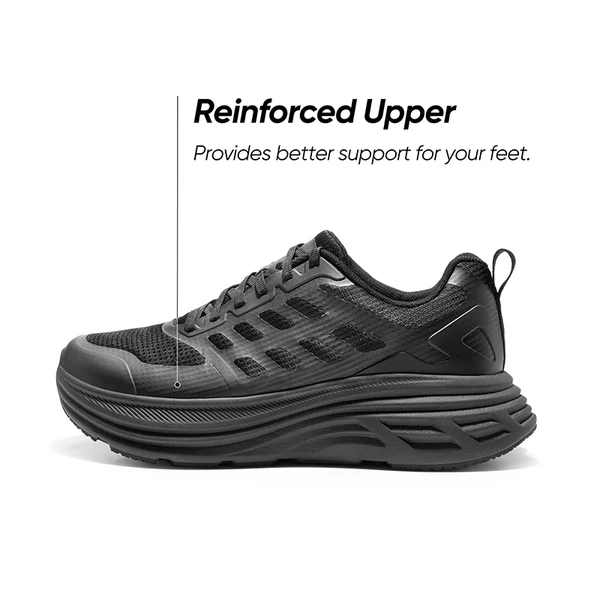 ActiveFloat Men's Comfortable Lightweight Running Shoes - All Black - Image 8