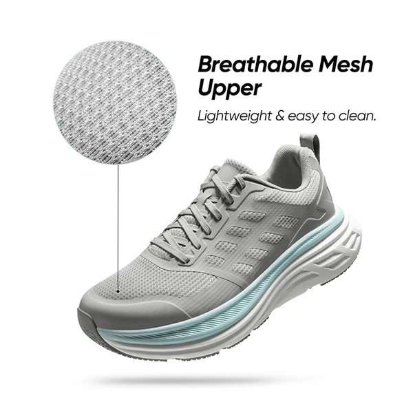 ActiveFloat Men's Comfortable Lightweight Running Shoes - Gray - Image 6