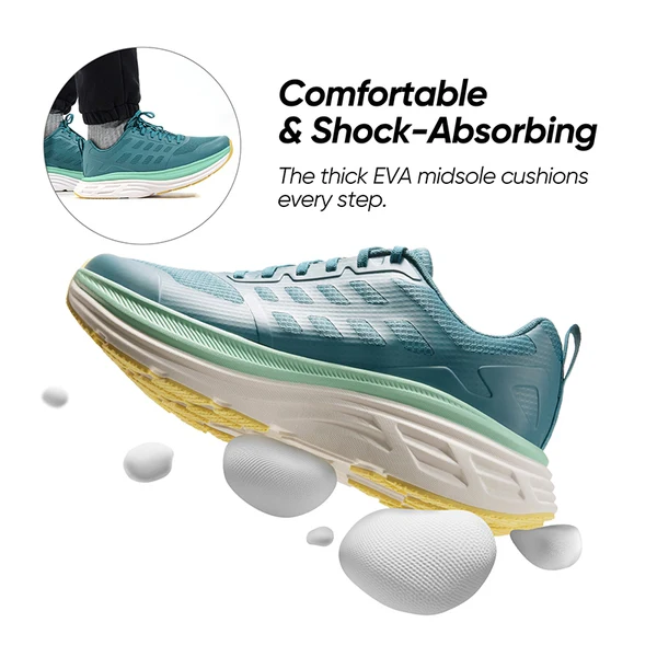 ActiveFloat Men's Comfortable Lightweight Running Shoes - Blue Green - Image 3