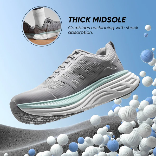 ActiveFloat Women's Comfortable Lightweight Running Shoes - Grey - Image 2