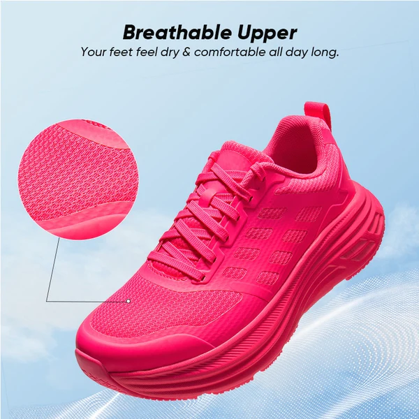 ActiveFloat Women's Comfortable Lightweight Running Shoes - Hot Pink - Image 4
