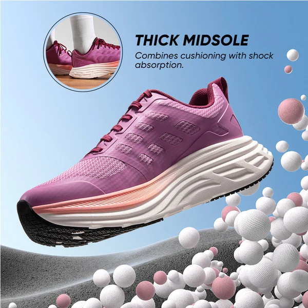 ActiveFloat Women's Comfortable Lightweight Running Shoes - Purple - Image 2