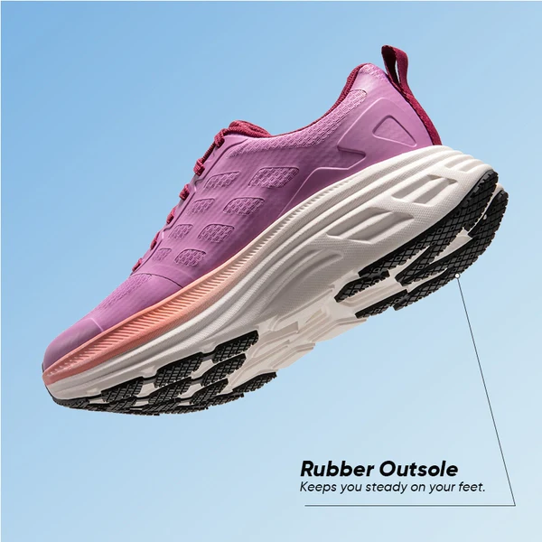 ActiveFloat Women's Comfortable Lightweight Running Shoes - Purple - Image 3