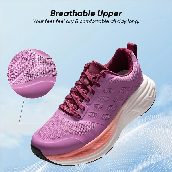 ActiveFloat Women's Comfortable Lightweight Running Shoes - Purple - Image 4