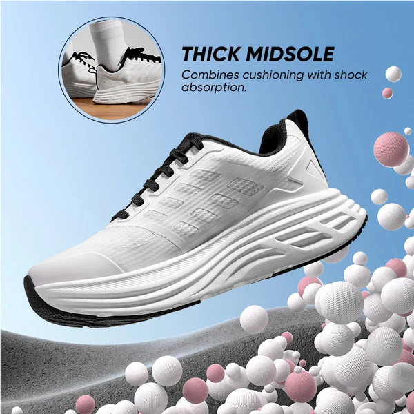 ActiveFloat Women's Comfortable Lightweight Running Shoes - White - Image 2