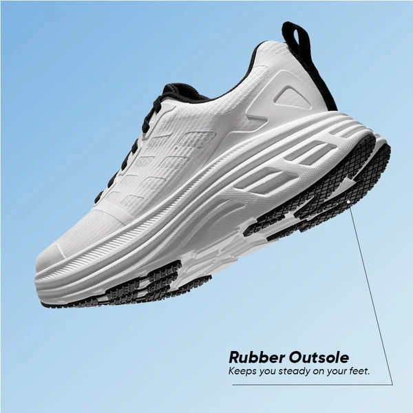 ActiveFloat Women's Comfortable Lightweight Running Shoes - White - Image 3