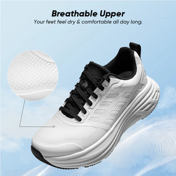 ActiveFloat Women's Comfortable Lightweight Running Shoes - White - Image 4
