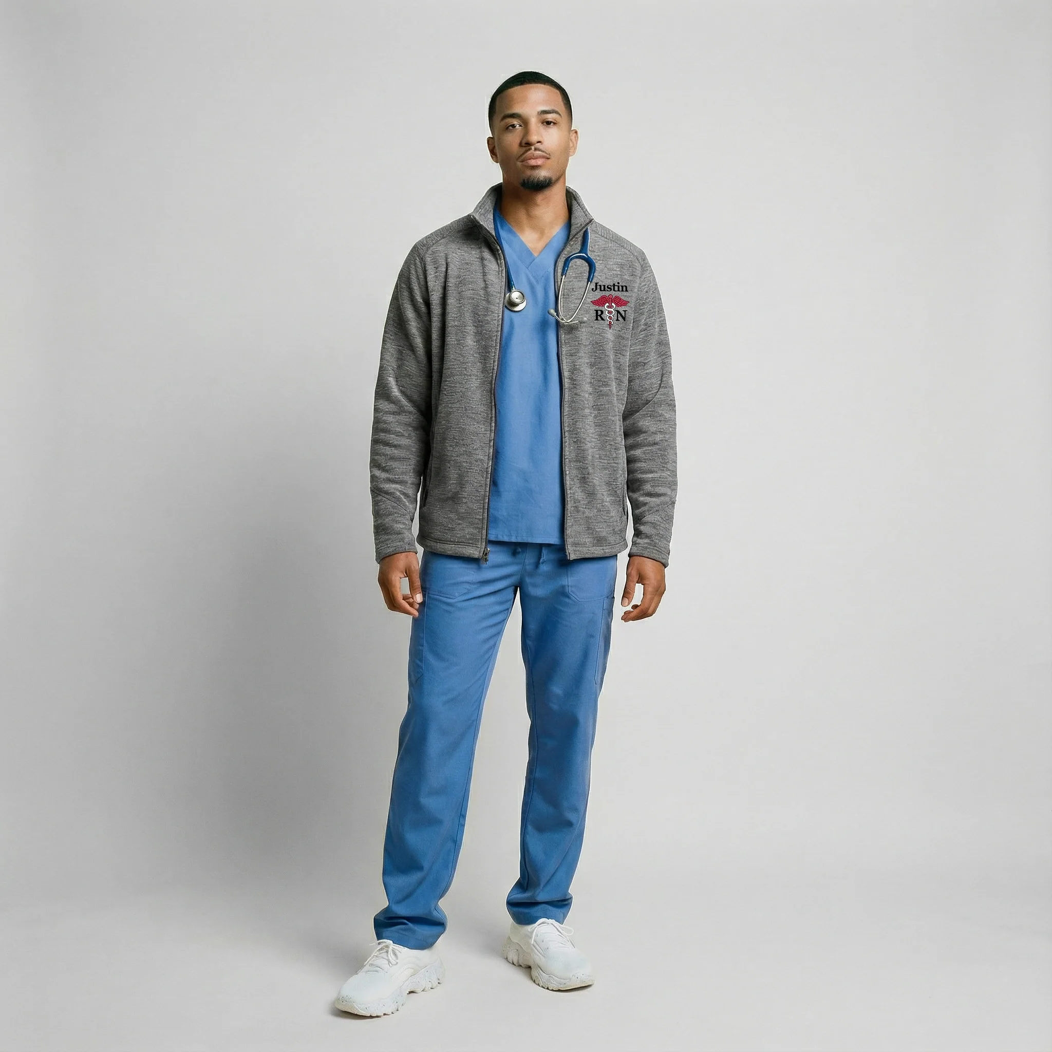 Cloud Personalized Zip Up Jacket - Image 4