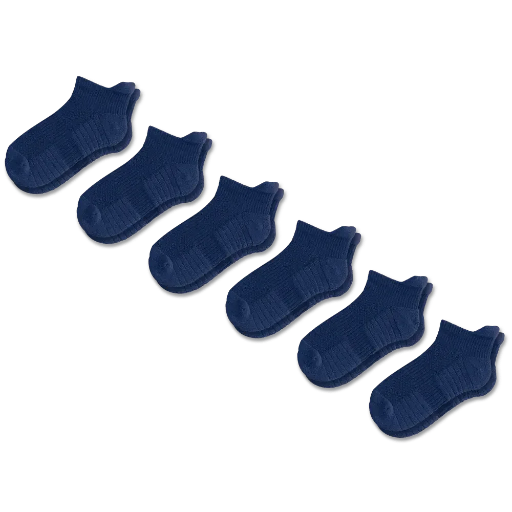 FlexRelief™ Ankle Compression Socks – Navy Blue - Image 10
