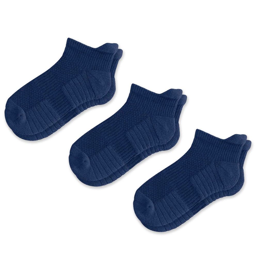 FlexRelief™ Ankle Compression Socks – Navy Blue - Image 11