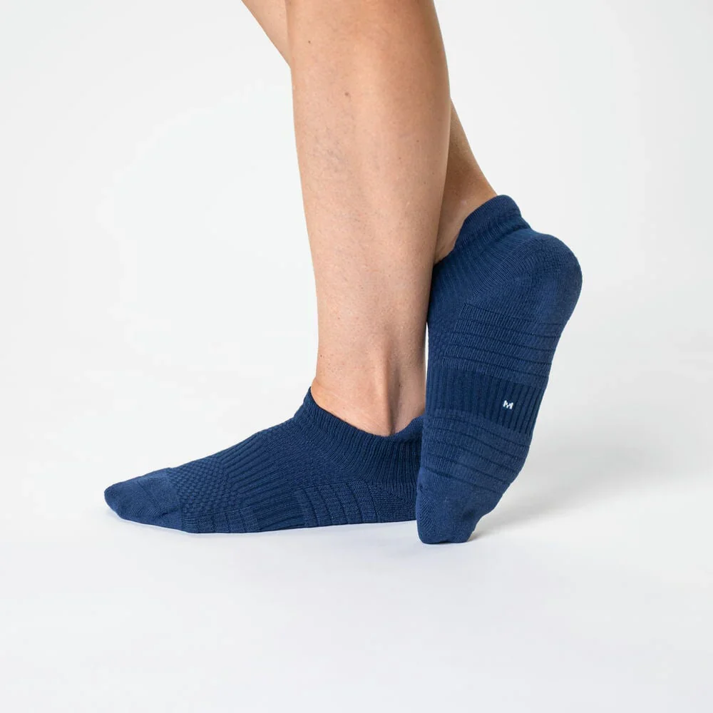 FlexRelief™ Ankle Compression Socks – Navy Blue - Image 3
