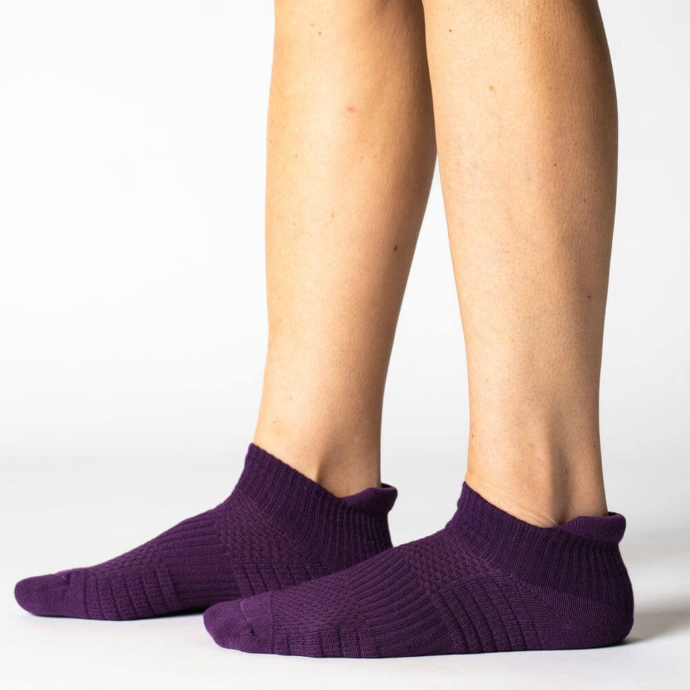 FlexRelief™ Ankle Compression Socks – Royal Purple - Image 3