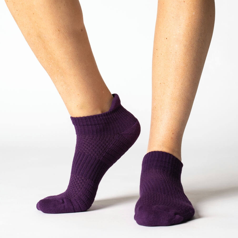 FlexRelief™ Ankle Compression Socks – Royal Purple - Image 4
