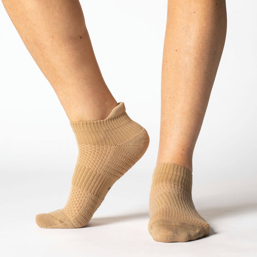 FlexRelief™ Ankle Compression Socks – Tan - Image 3