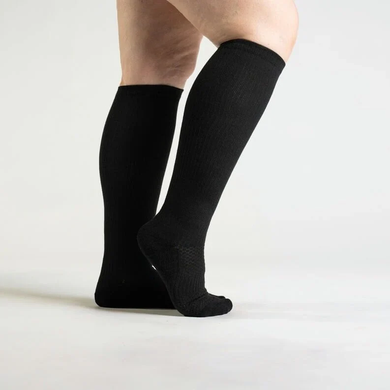 FlexRelief™ Compression Socks – Black - Image 2