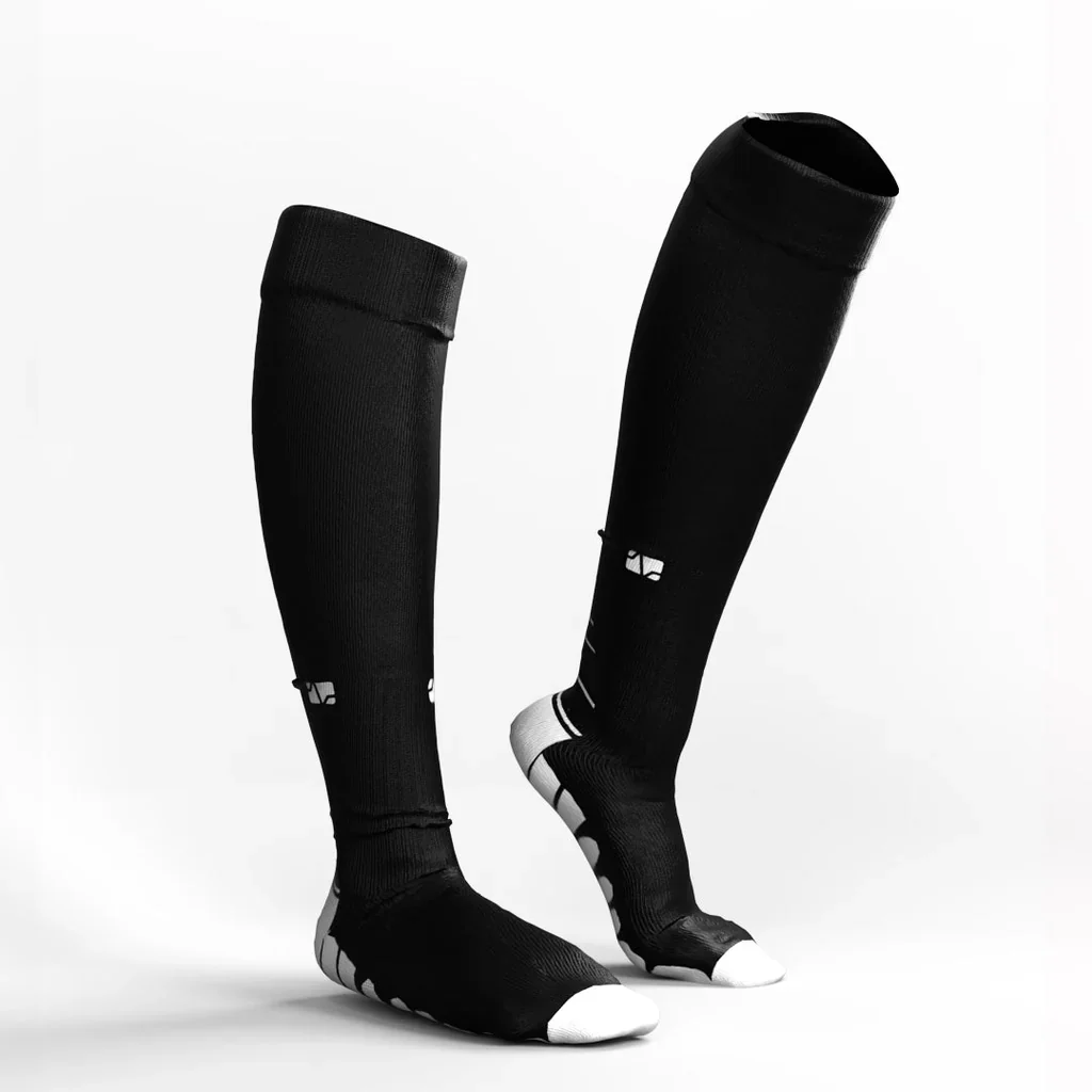 FlexRelief™ Compression Socks – Black White - Image 5