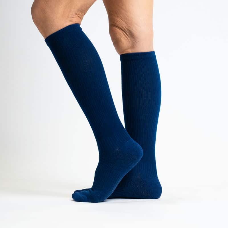 FlexRelief™ Compression Socks – Navy Blue - Image 2