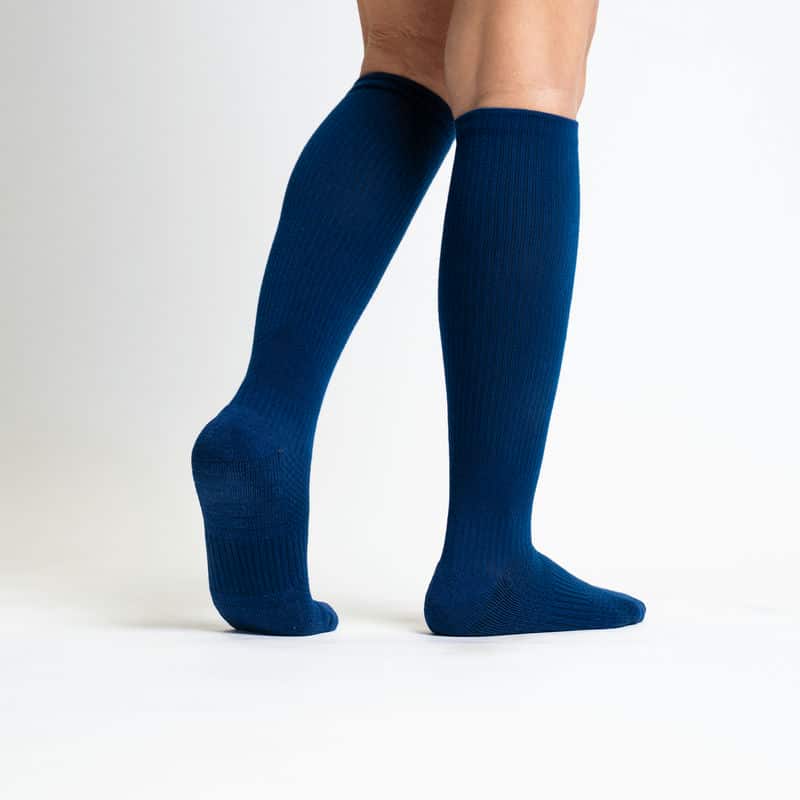 FlexRelief™ Compression Socks – Navy Blue - Image 4