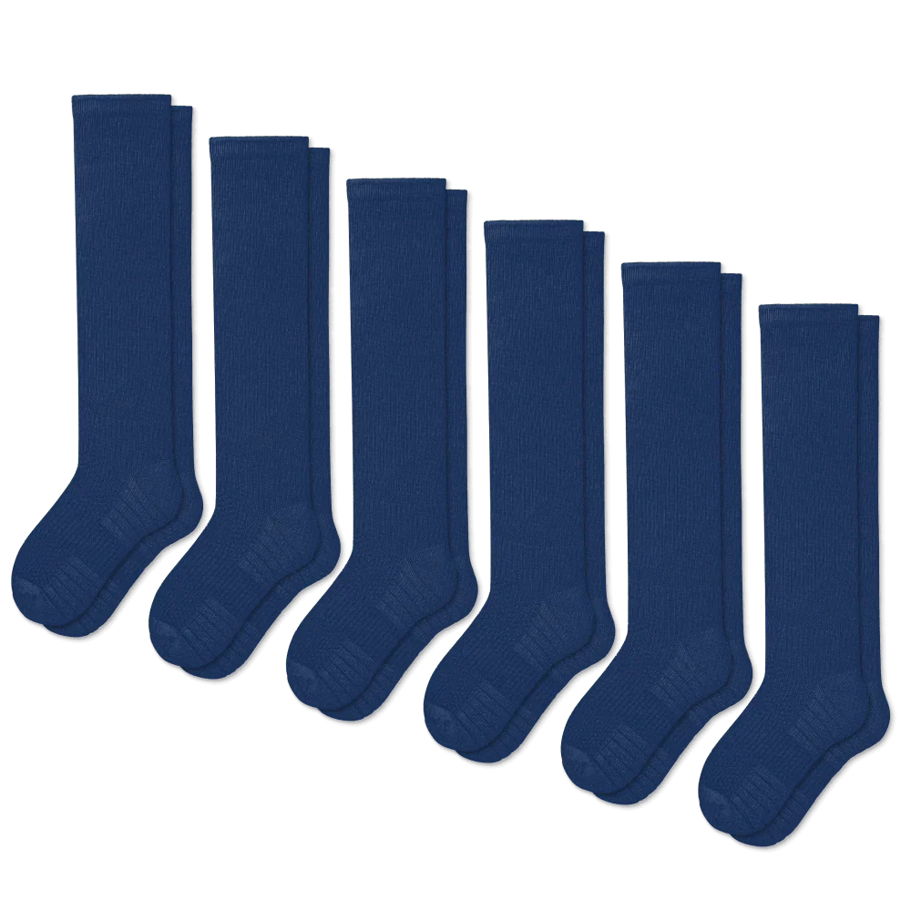 FlexRelief™ Compression Socks – Navy Blue - Image 7