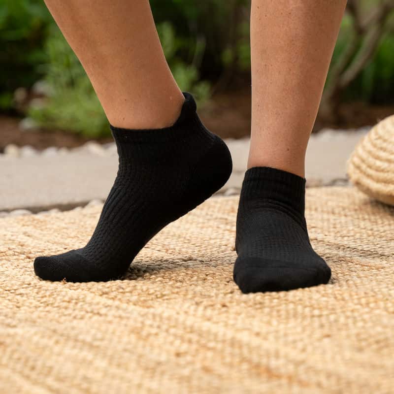 FlexRelief™ Ankle Compression Socks – Black - Image 3