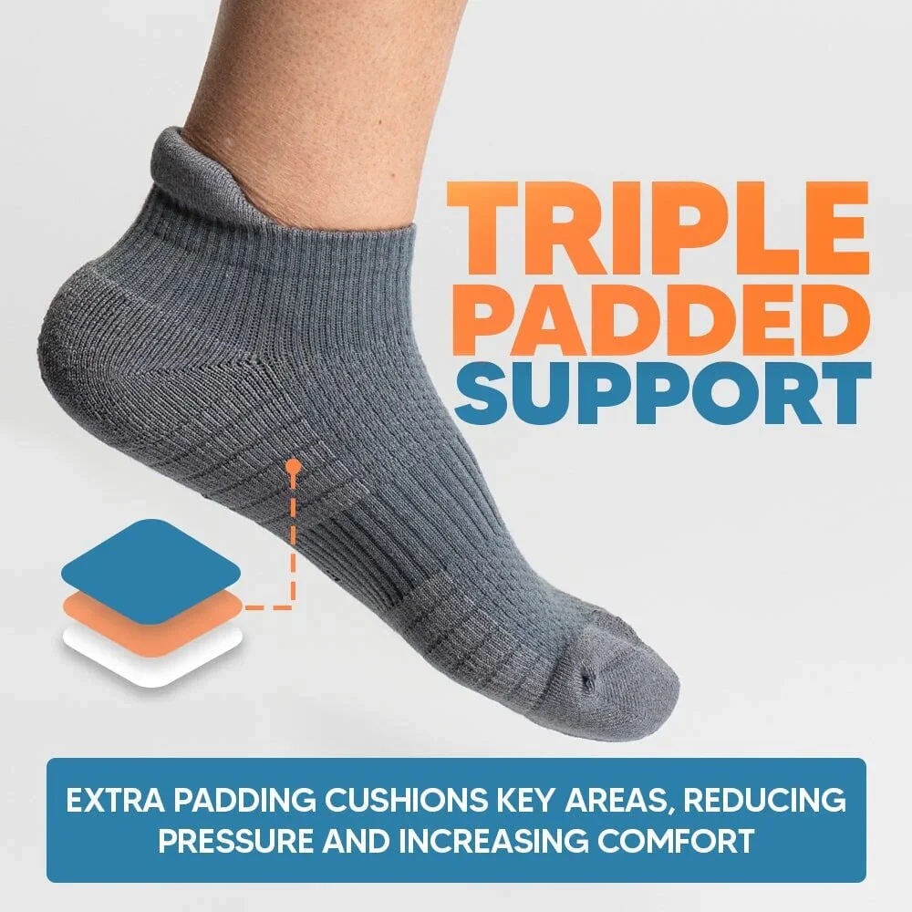 FlexRelief™ Ankle Compression Socks – Black - Image 5