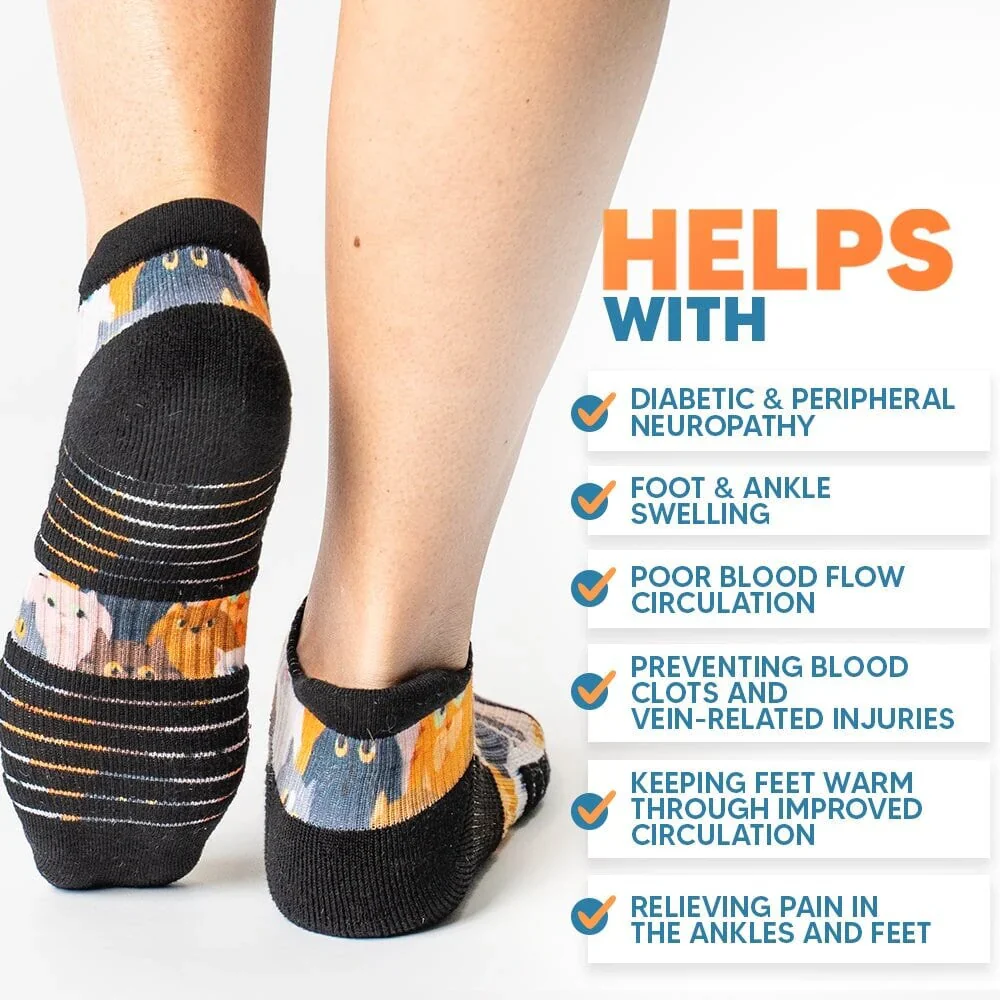 FlexRelief™ Ankle Compression Socks – Black - Image 7