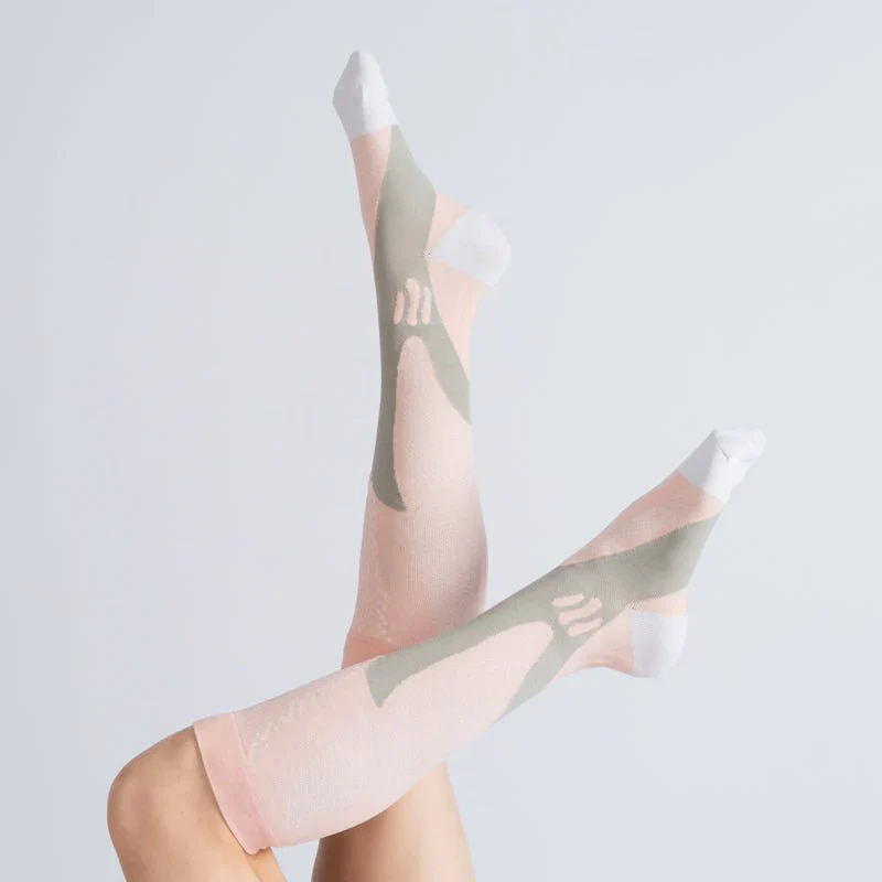 FlexRelief™ Compression Socks – Royal Pink - Image 4