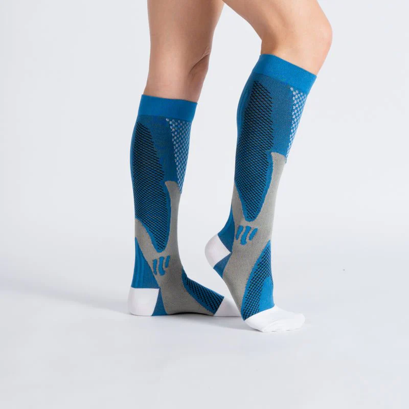 FlexRelief™ Compression Socks – Royal Blue - Image 3