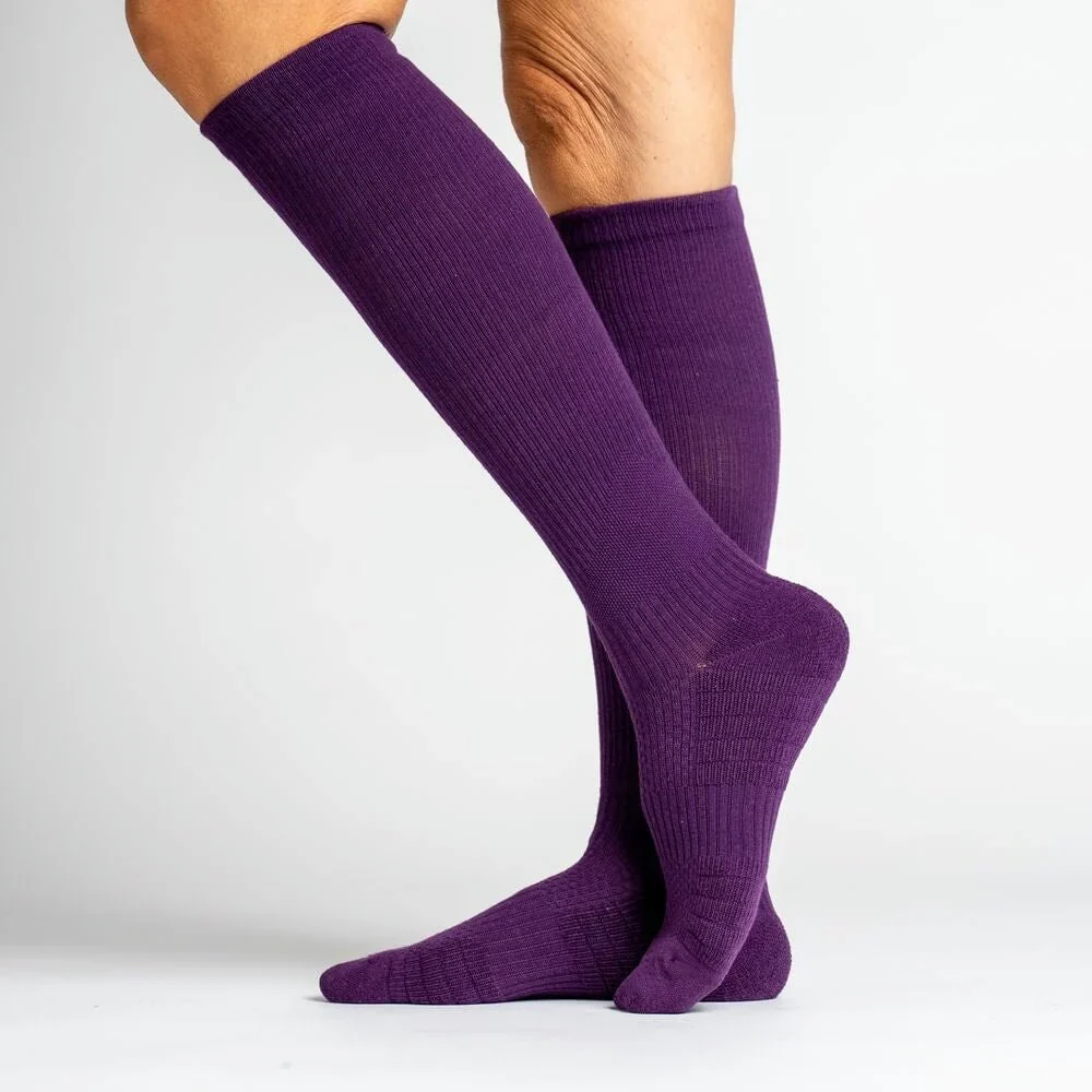 FlexRelief™ Compression Socks – Royal Purple - Image 3