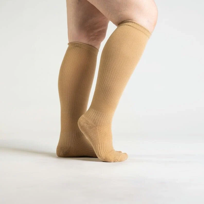 FlexRelief™ Compression Socks – Tan - Image 2