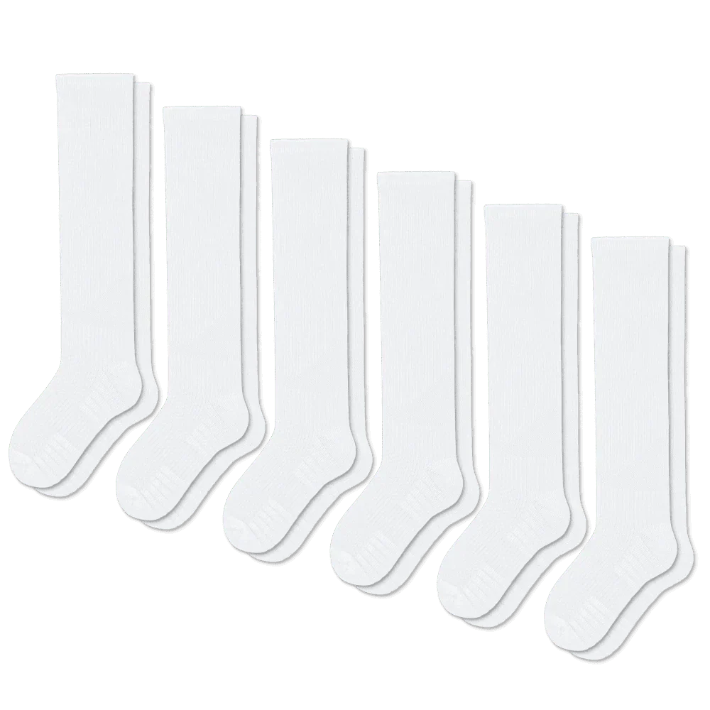 FlexRelief™ Compression Socks – White - Image 5