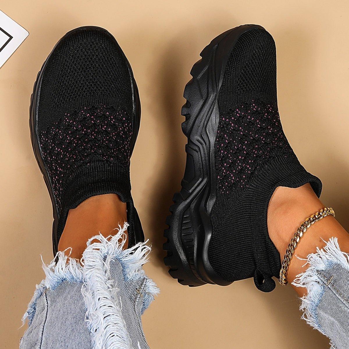 Ortho Cloud Slip Ons 1.0 - Black Pink Polka Dots - Image 10